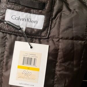 Calvin Klein shearling winter Jacket size medium